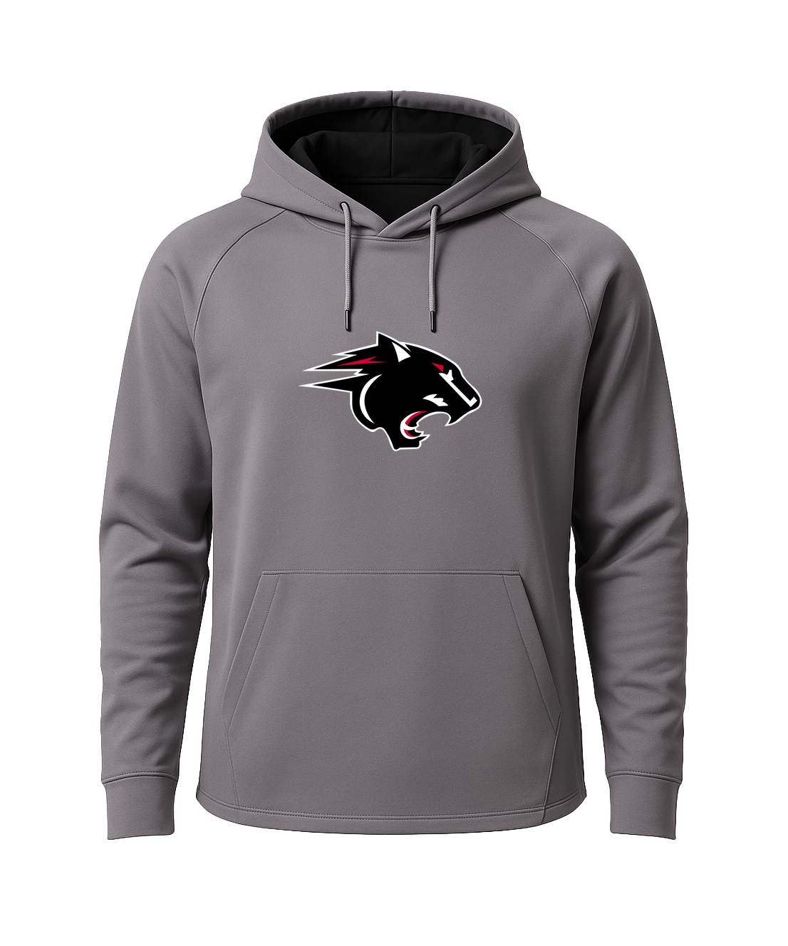 NRHEG Football - Gray Hoodie - Full Front