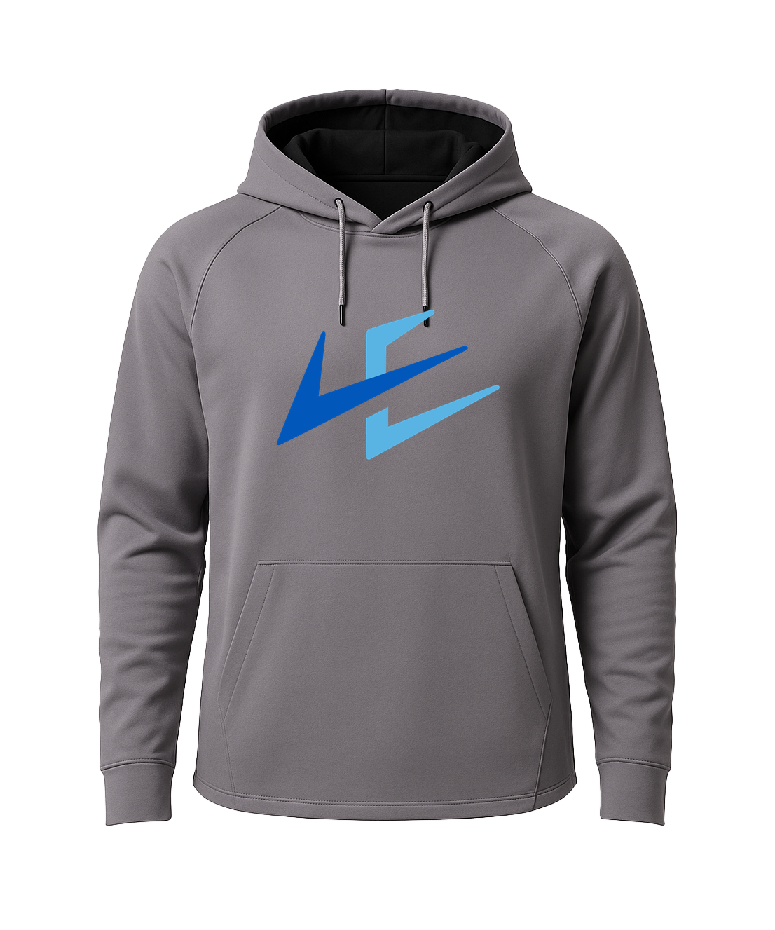 Leading Edge example_store - Gray Hoodie - Full Front