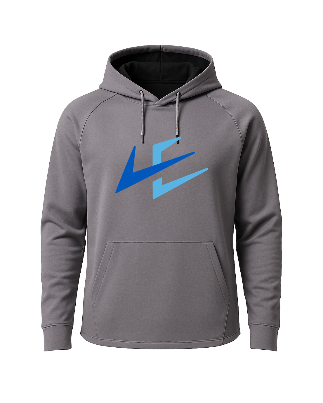 Leading Edge example_store - Gray Hoodie - Full Front