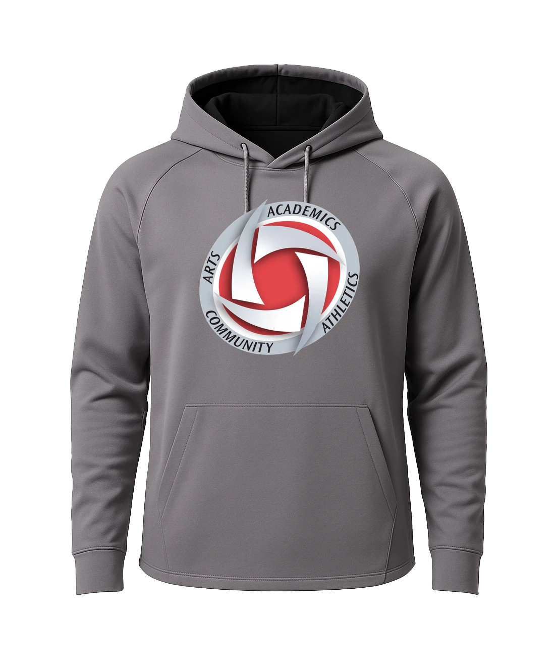 Houston Volleyball - Gray Hoodie - Full Front