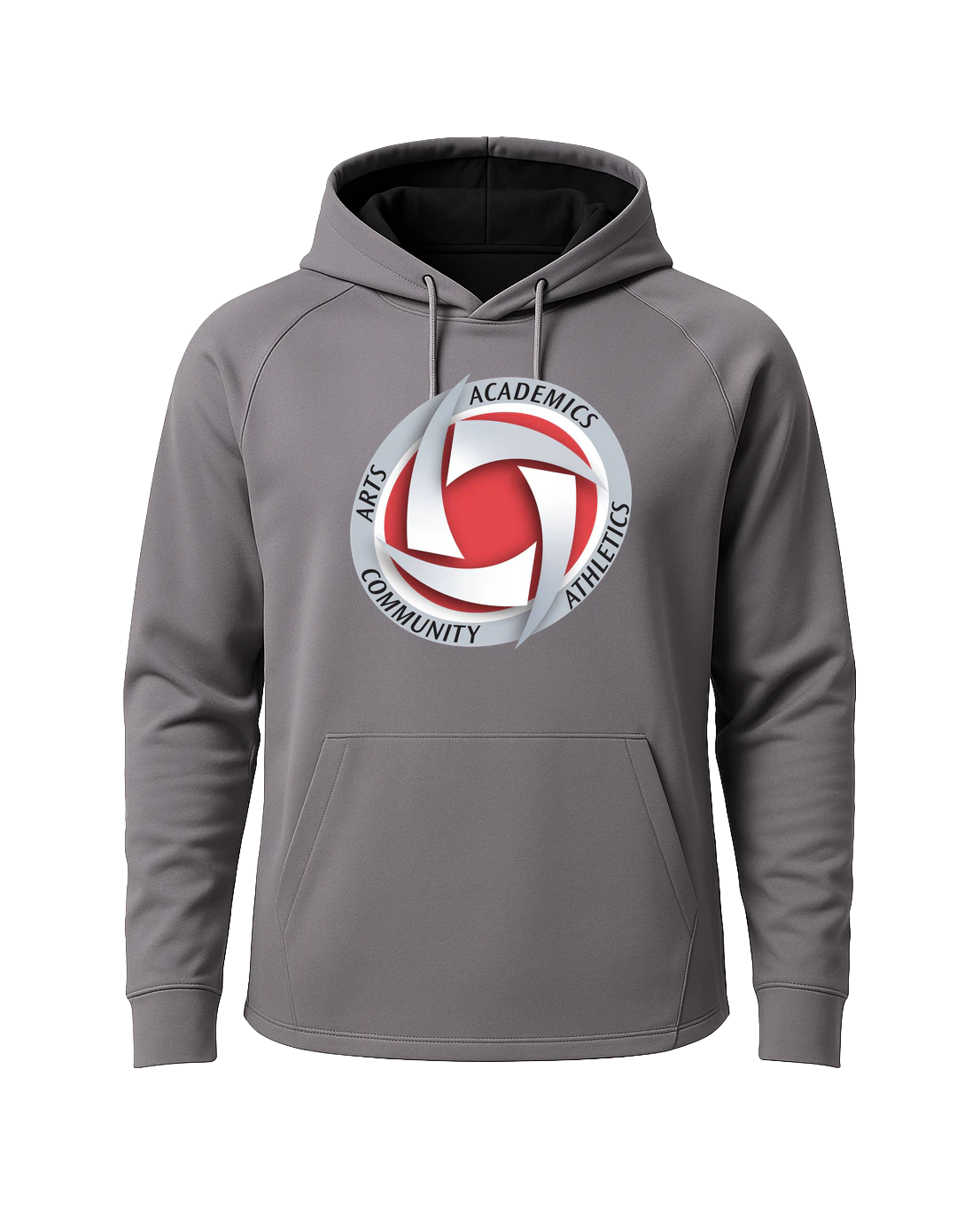 Houston Volleyball - Gray Hoodie - Full Front