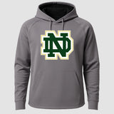 Notre Dame Hockey - Gray Hoodie - Full Front