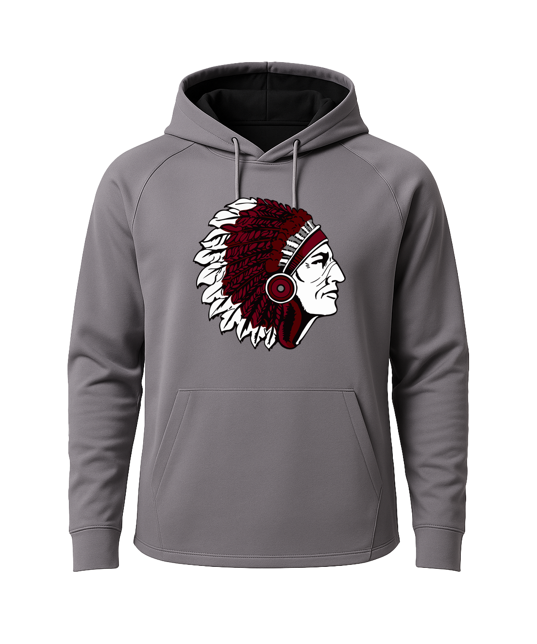 Broken Bow Spring Sports - Gray Hoodie - Full Front