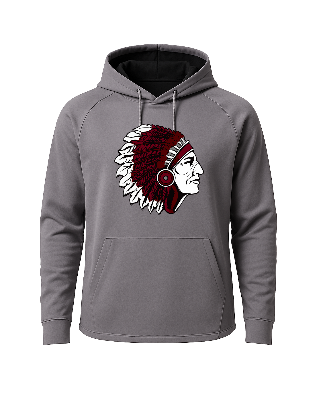 Broken Bow Spring Sports - Gray Hoodie - Full Front