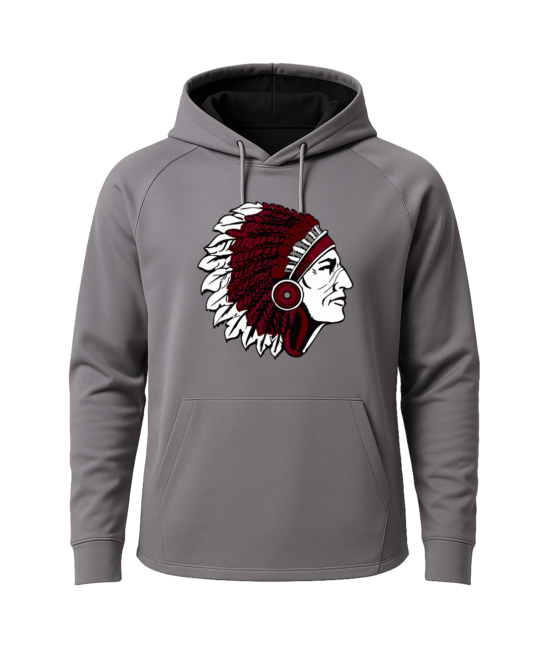 Broken Bow Spring Sports - Gray Hoodie - Full Front