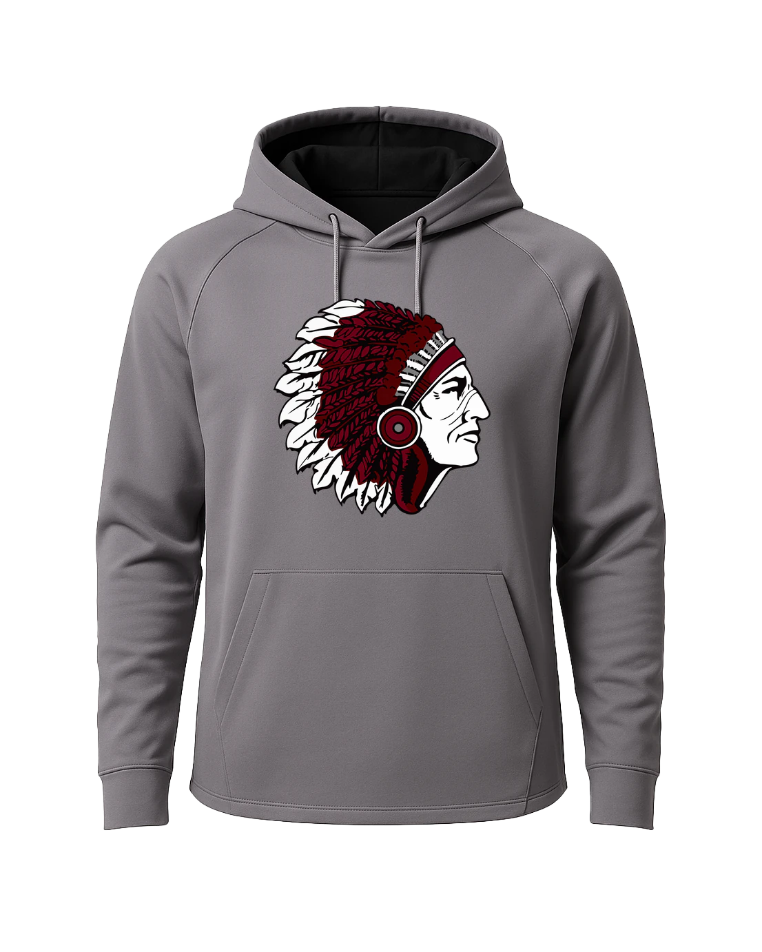 Broken Bow Spring Sports - Gray Hoodie - Full Front