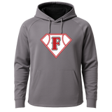 Fairmont Baseball - Gray Hoodie - Full Front