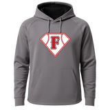 Fairmont Baseball - Gray Hoodie - Full Front