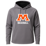 Moorhead Baseball - Gray Hoodie - Full Front