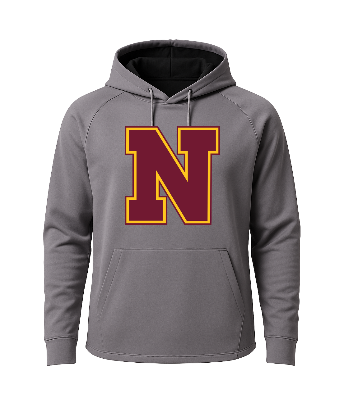 Northfield Baseball - Gray Hoodie - Full Front