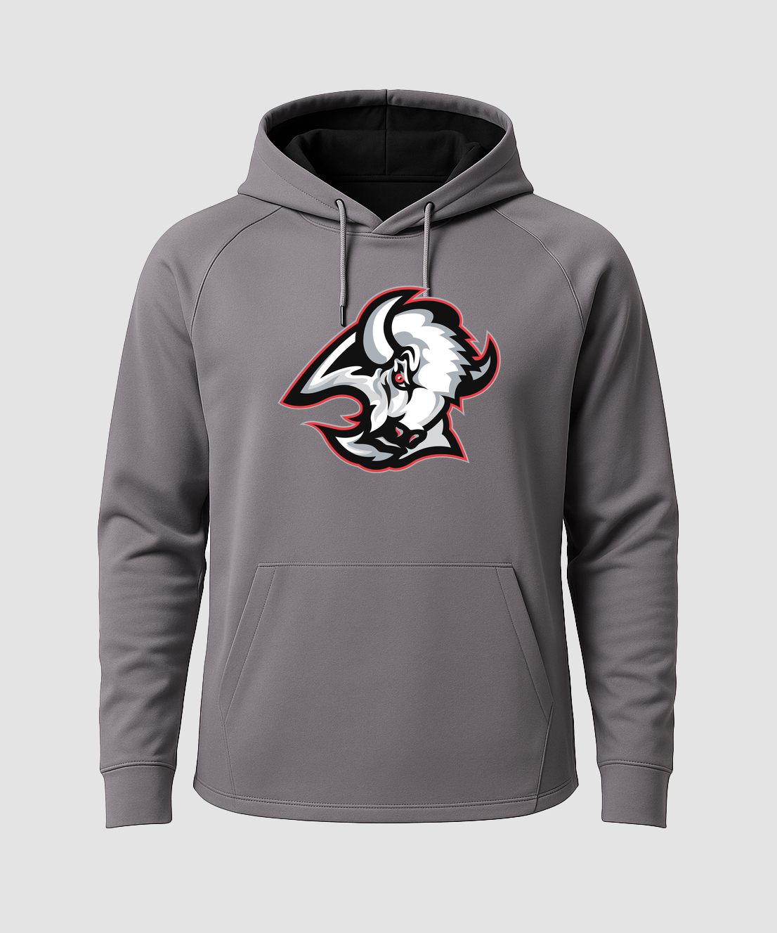 Testing 66 - Gray Hoodie - Full Front