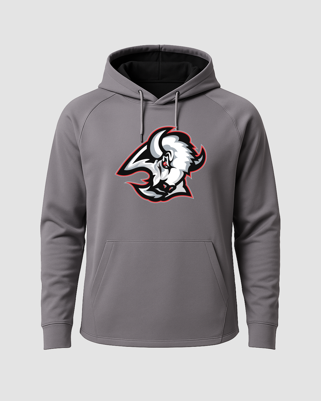 Testing 66 - Gray Hoodie - Full Front