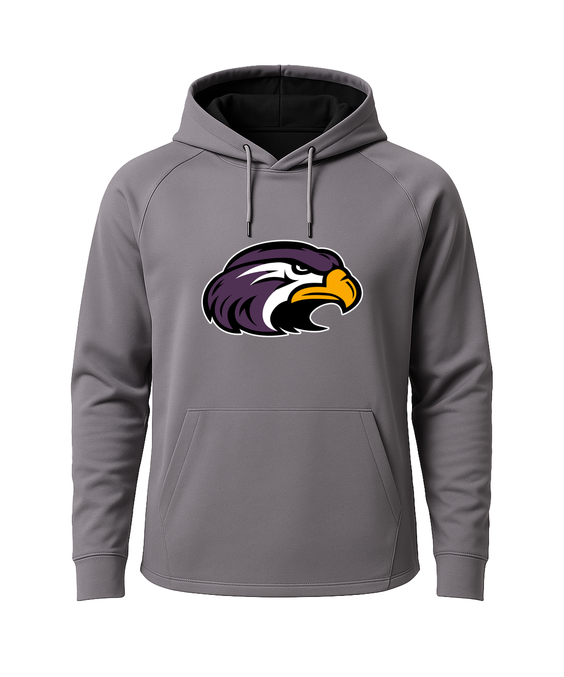 Montevideo Baseball - Gray Hoodie - Full Front