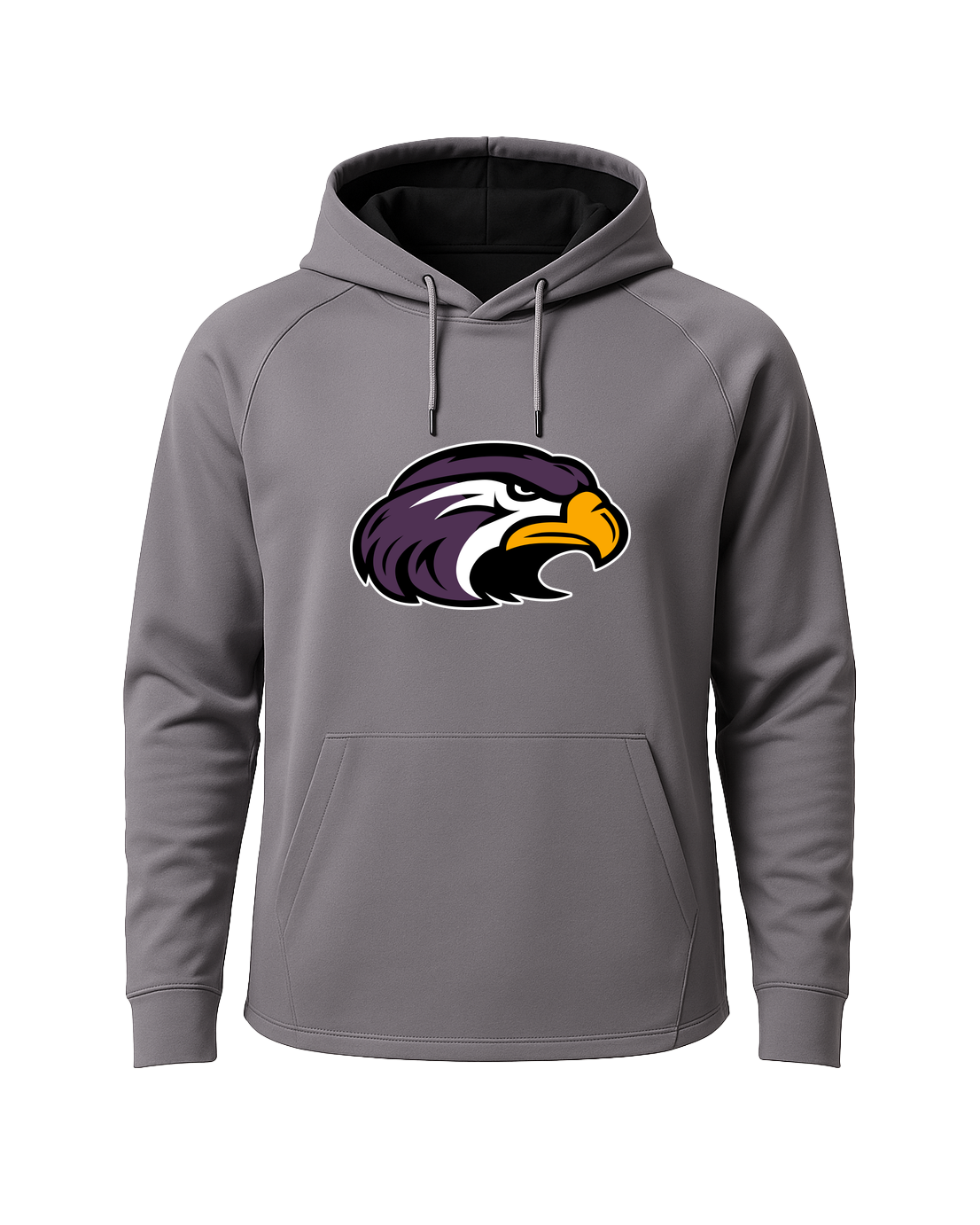 Montevideo Baseball - Gray Hoodie - Full Front