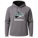 Faribault Baseball - Gray Hoodie - Full Front