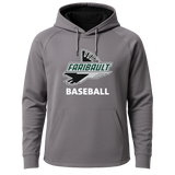 Faribault Baseball - Gray Hoodie - Full Front