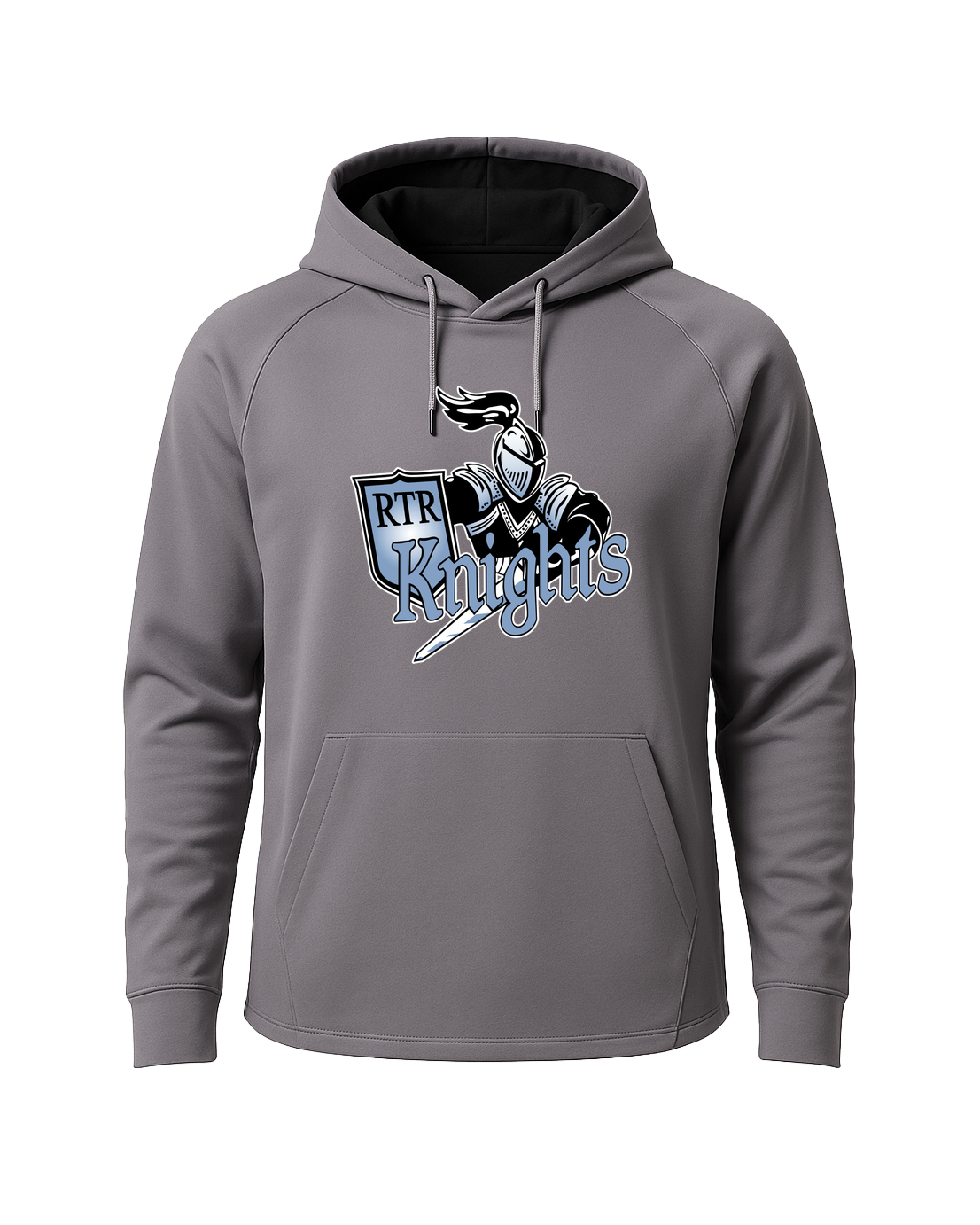 Russell-Tyler-Ruthon Baseball - Gray Hoodie - Full Front