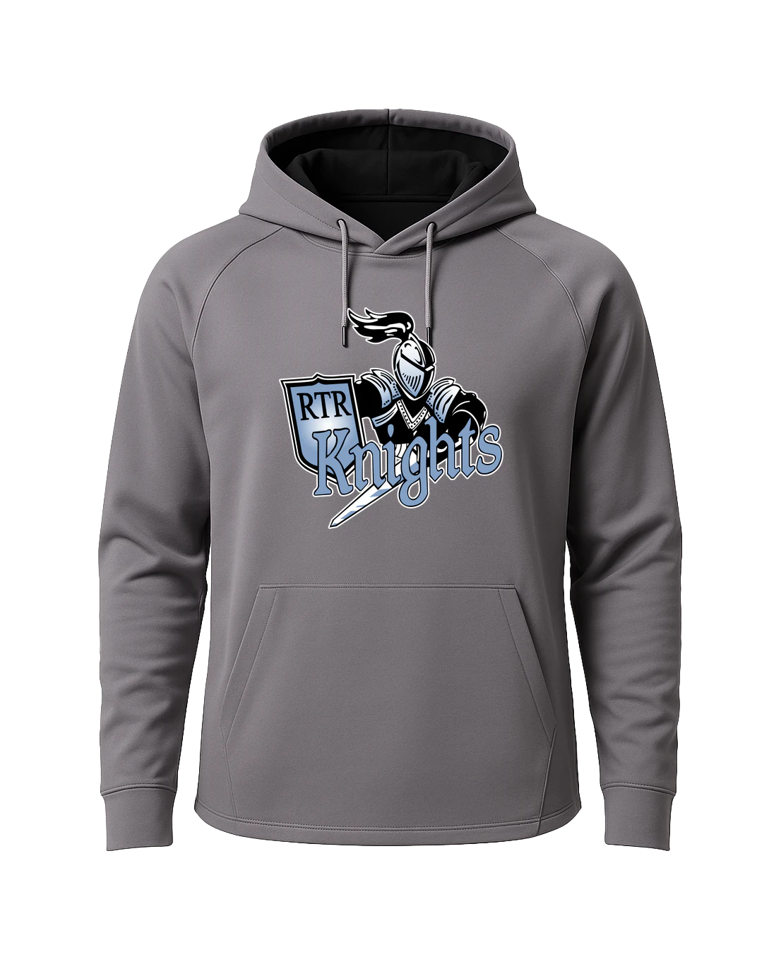Russell-Tyler-Ruthon Baseball - Gray Hoodie - Full Front