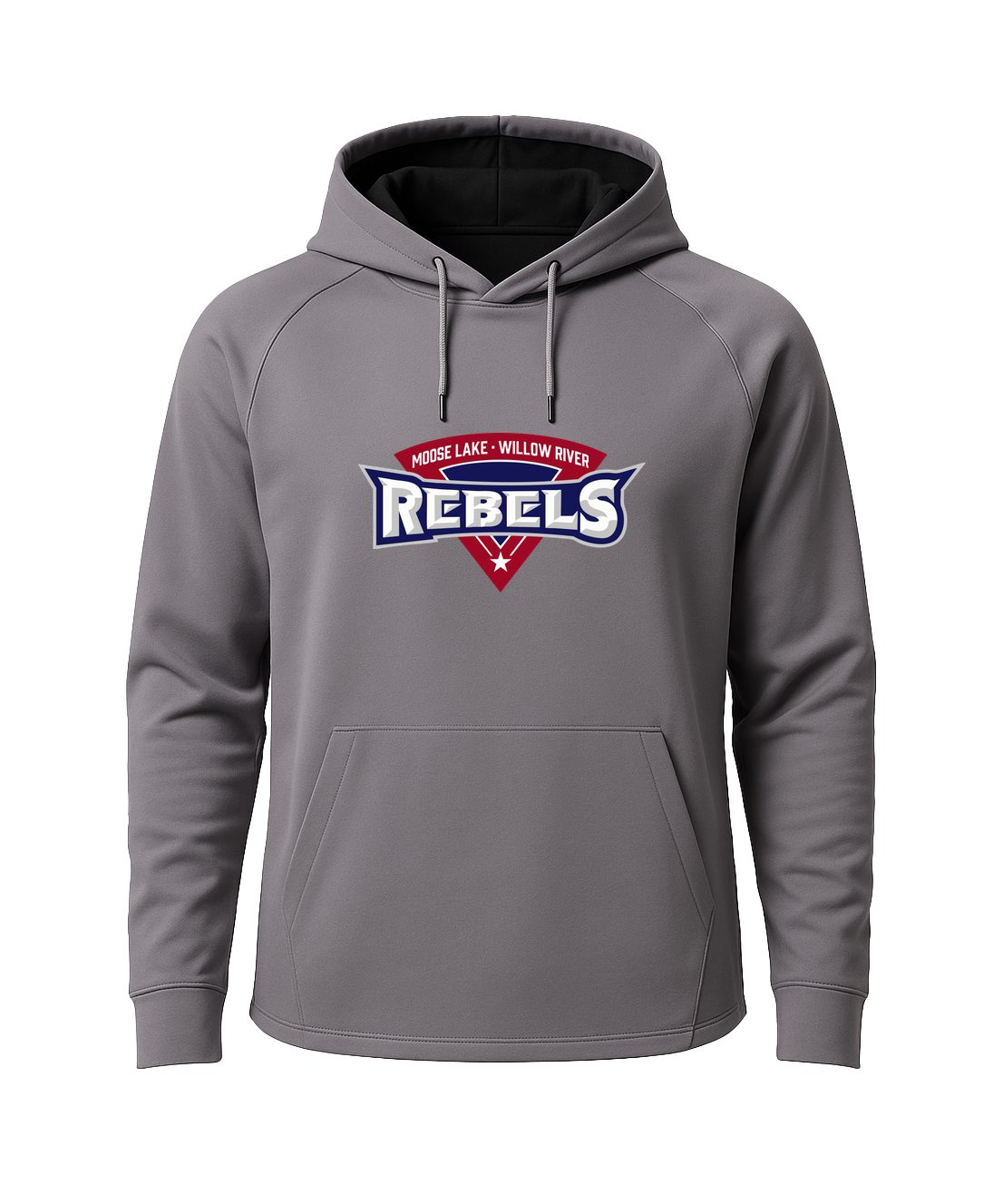 MLWR - Gray Hoodie - Full Front