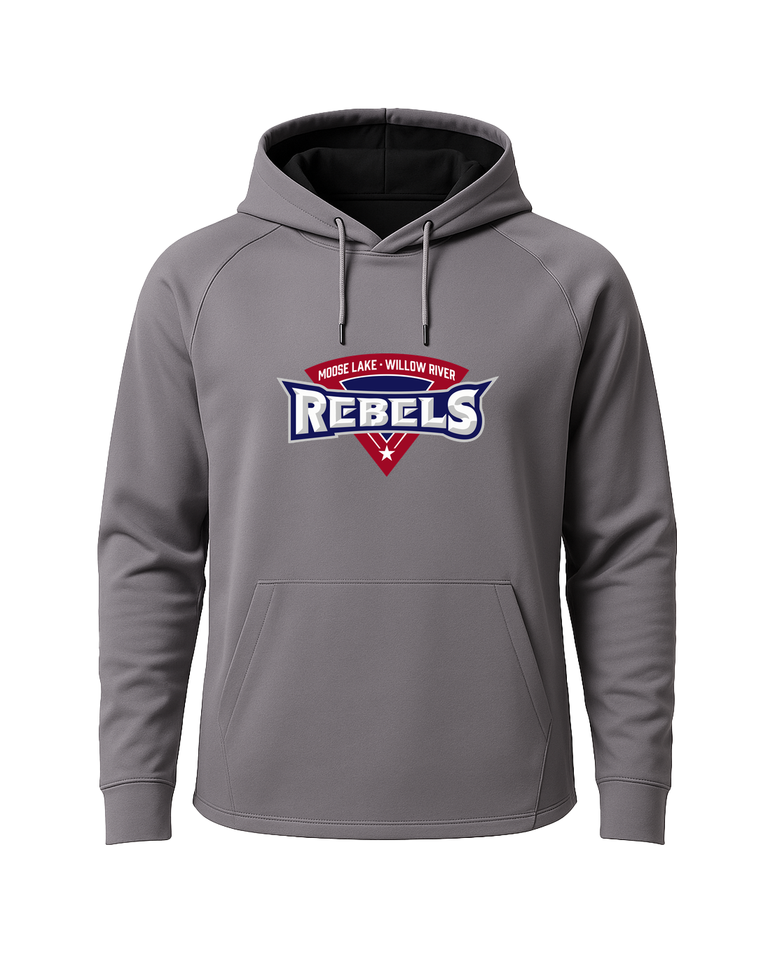 MLWR - Gray Hoodie - Full Front