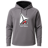 Detroit Lakes Softball - Gray Hoodie - Full Front