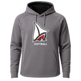 Detroit Lakes Softball - Gray Hoodie - Full Front