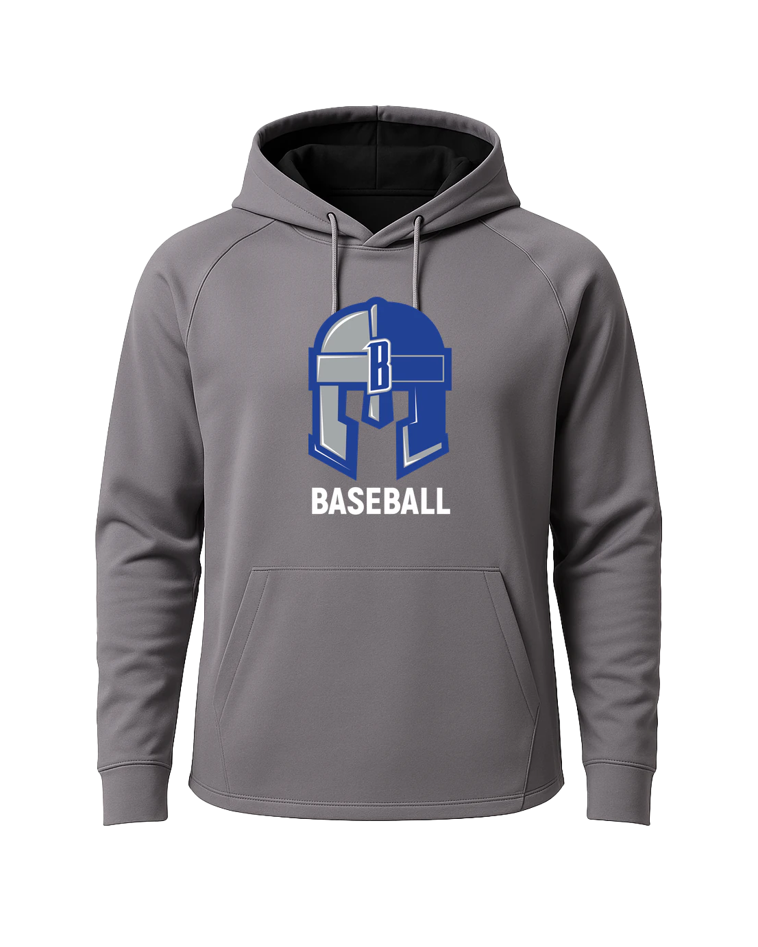 Brainerd Baseball - Gray Hoodie - Full Front