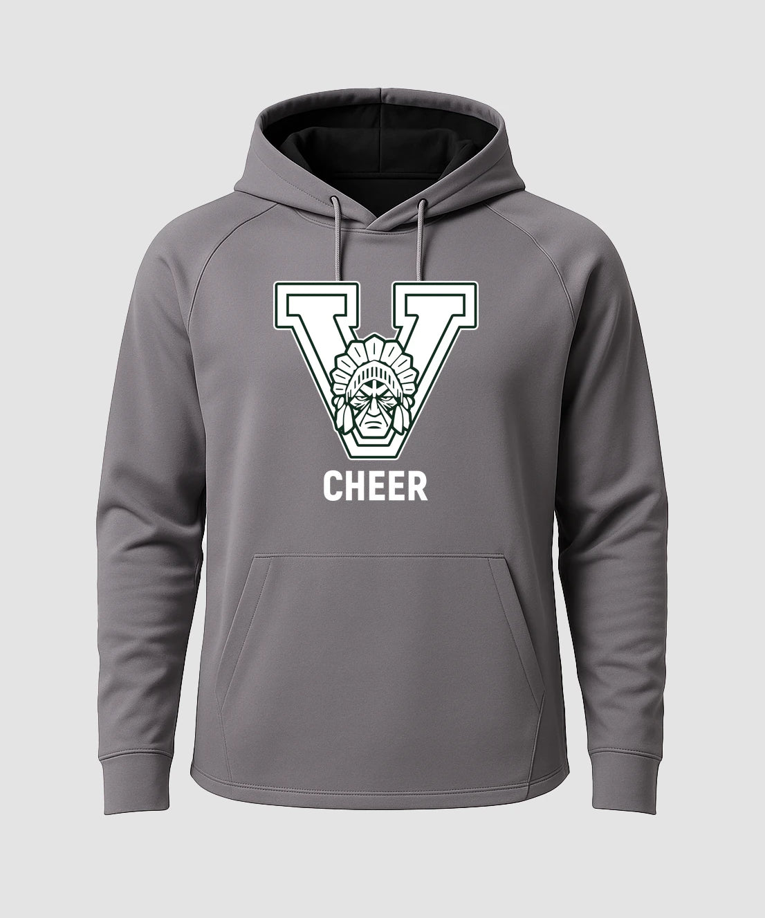 Xavier Football - Gray Hoodie - Full Front