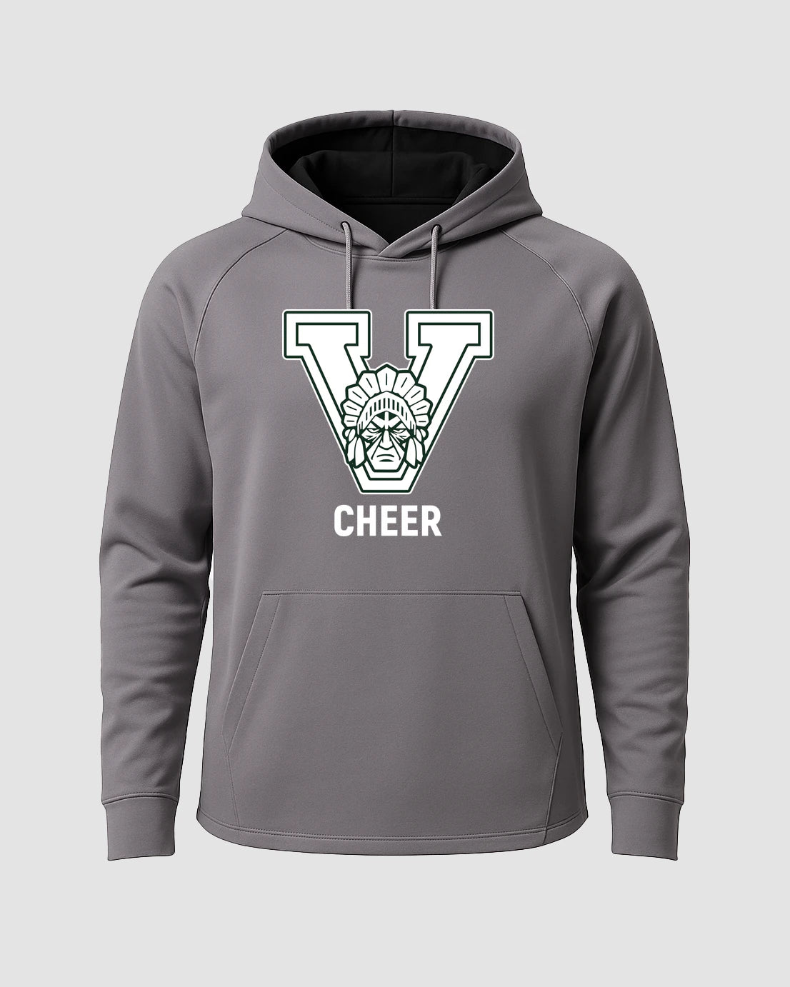 Xavier Football - Gray Hoodie - Full Front