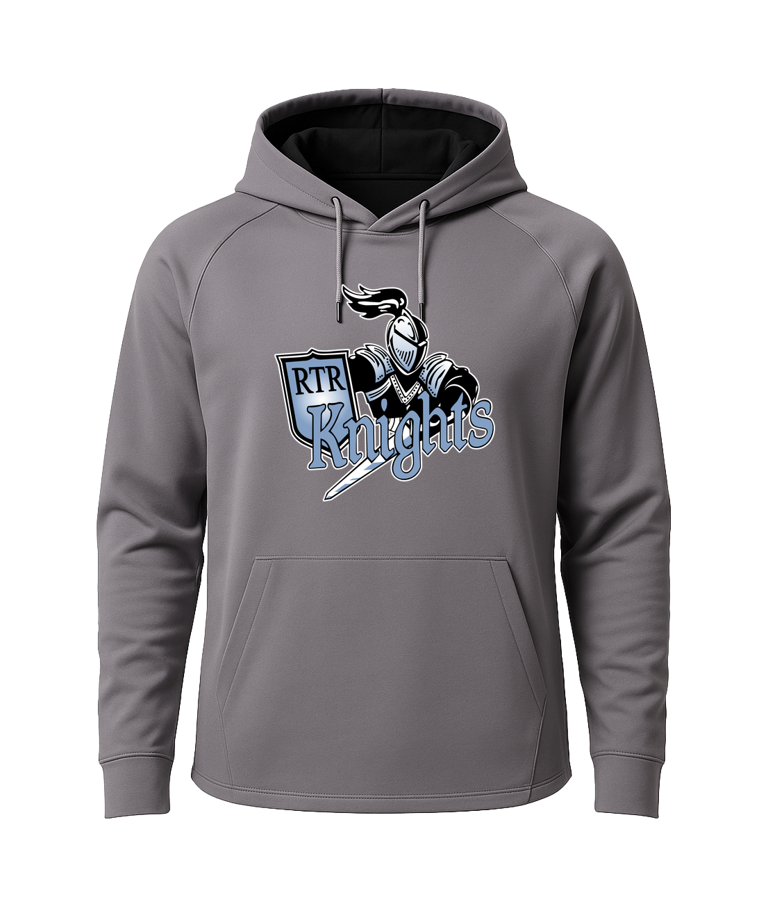 Russell-Tyler-Ruthon Softball - Gray Hoodie - Full Front