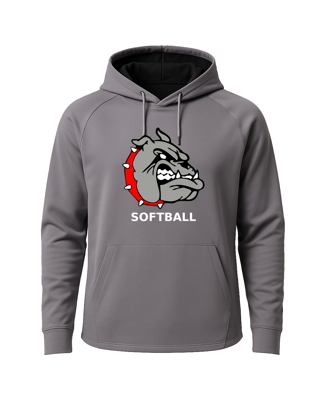 OTC Softball - Gray Hoodie - Full Front