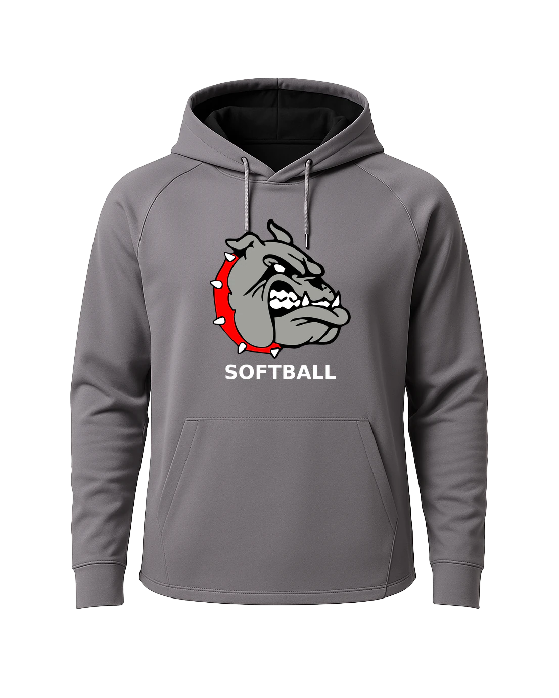 OTC Softball - Gray Hoodie - Full Front