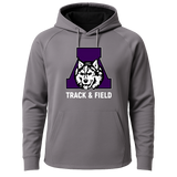 Albany Track & Field - Gray Hoodie - Full Front