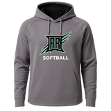 Rock Ridge Softball - Gray Hoodie - Full Front
