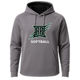 Rock Ridge Softball - Gray Hoodie - Full Front