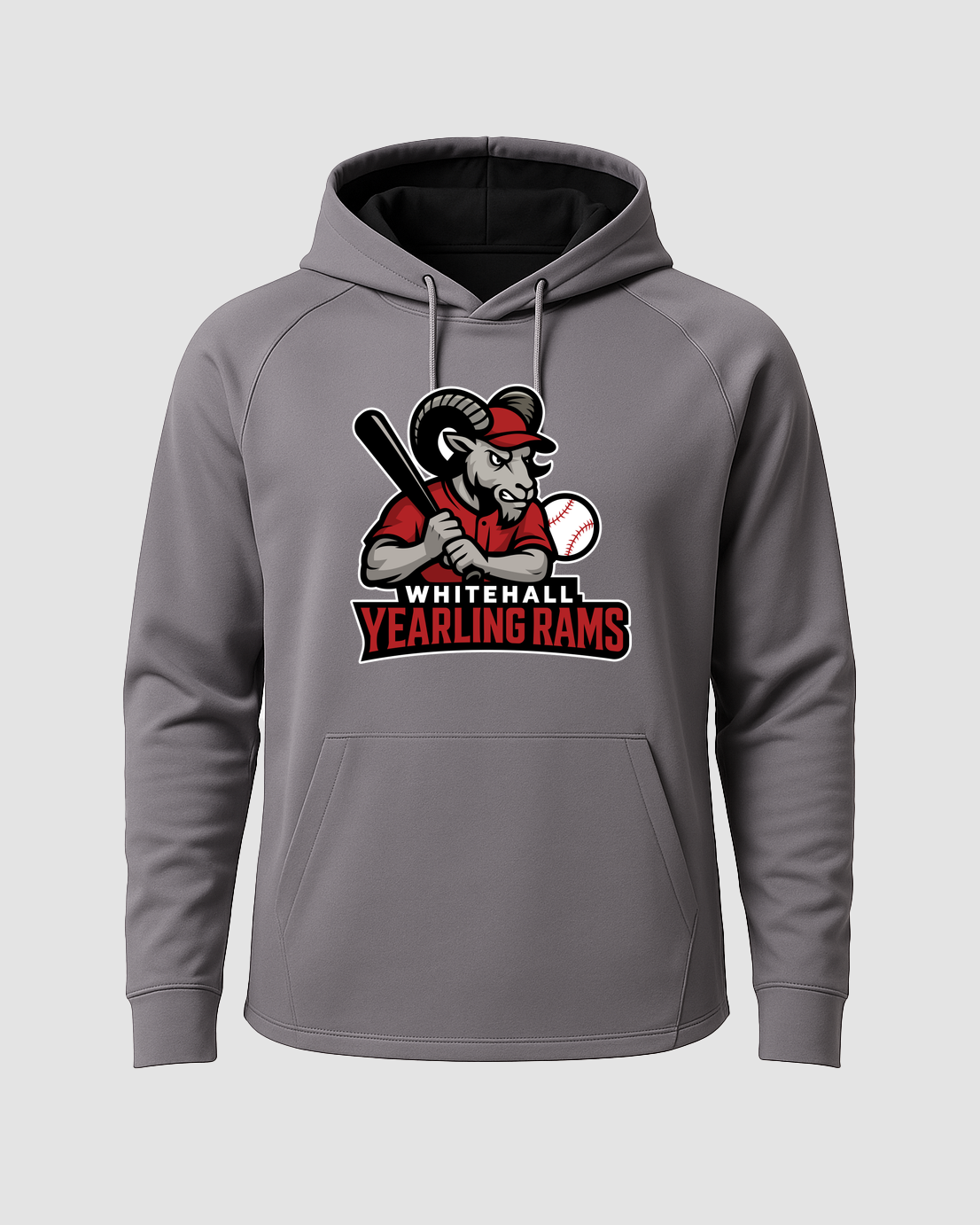 Grant Testing - Gray Hoodie - Full Front