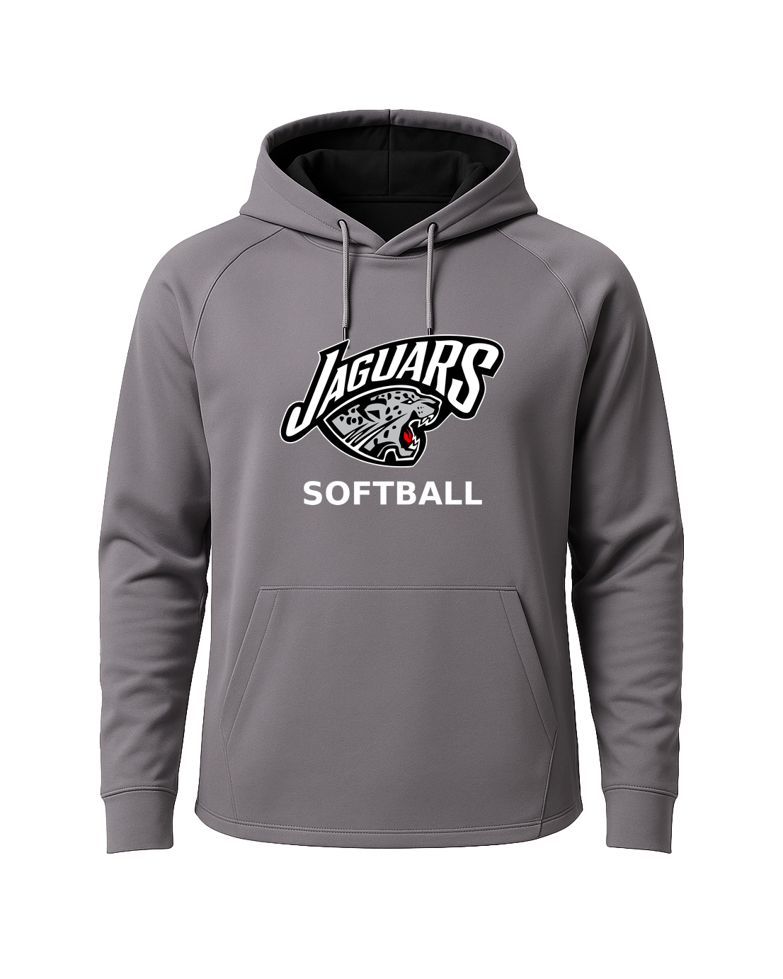 Hinckley Finlayson Softball - Gray Hoodie - Full Front
