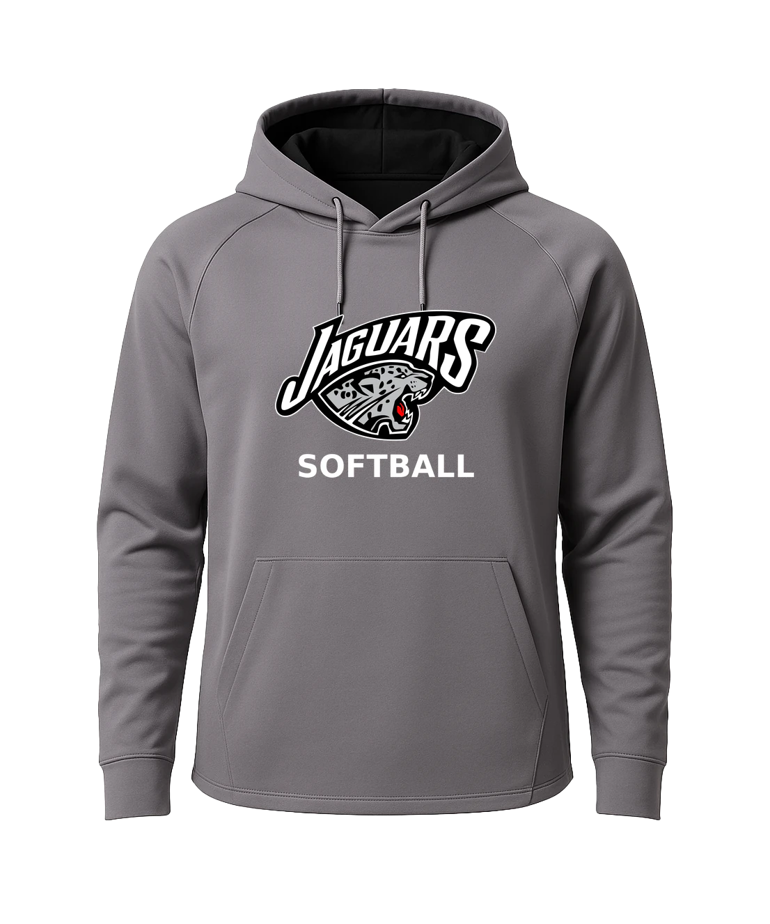 Hinckley Finlayson Softball - Gray Hoodie - Full Front