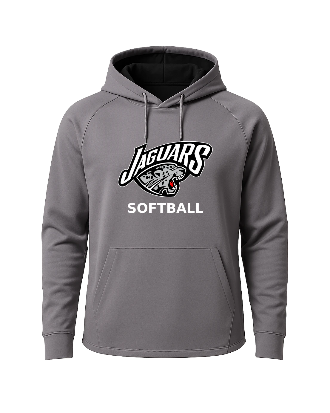 Hinckley Finlayson Softball - Gray Hoodie - Full Front