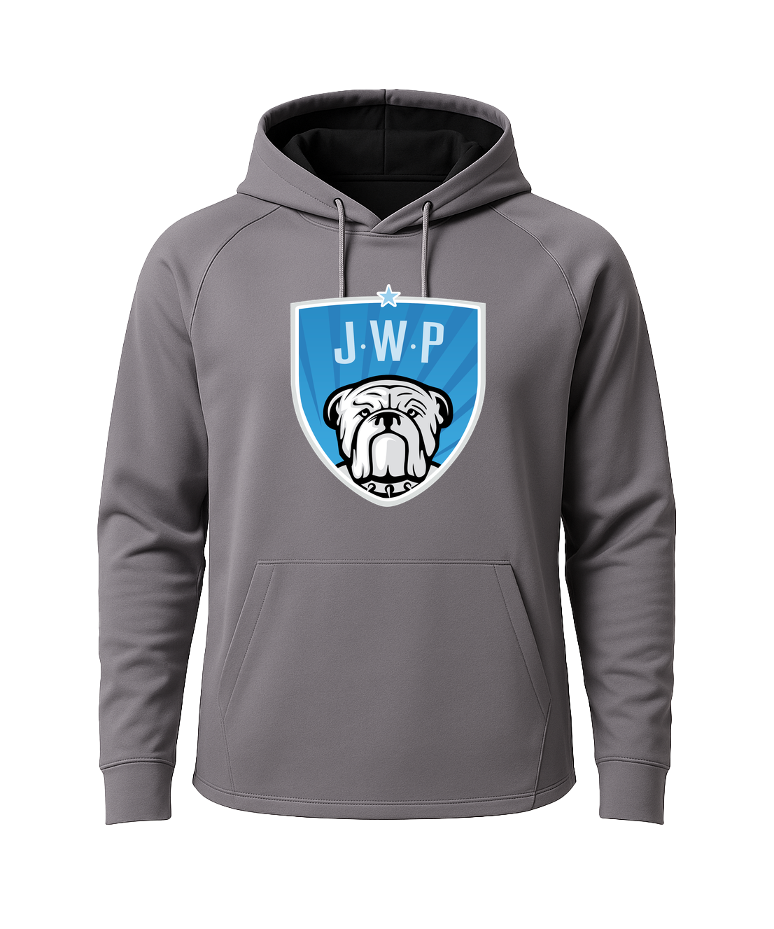 JWP Youth Baseball and Softball - Gray Hoodie - Full Front