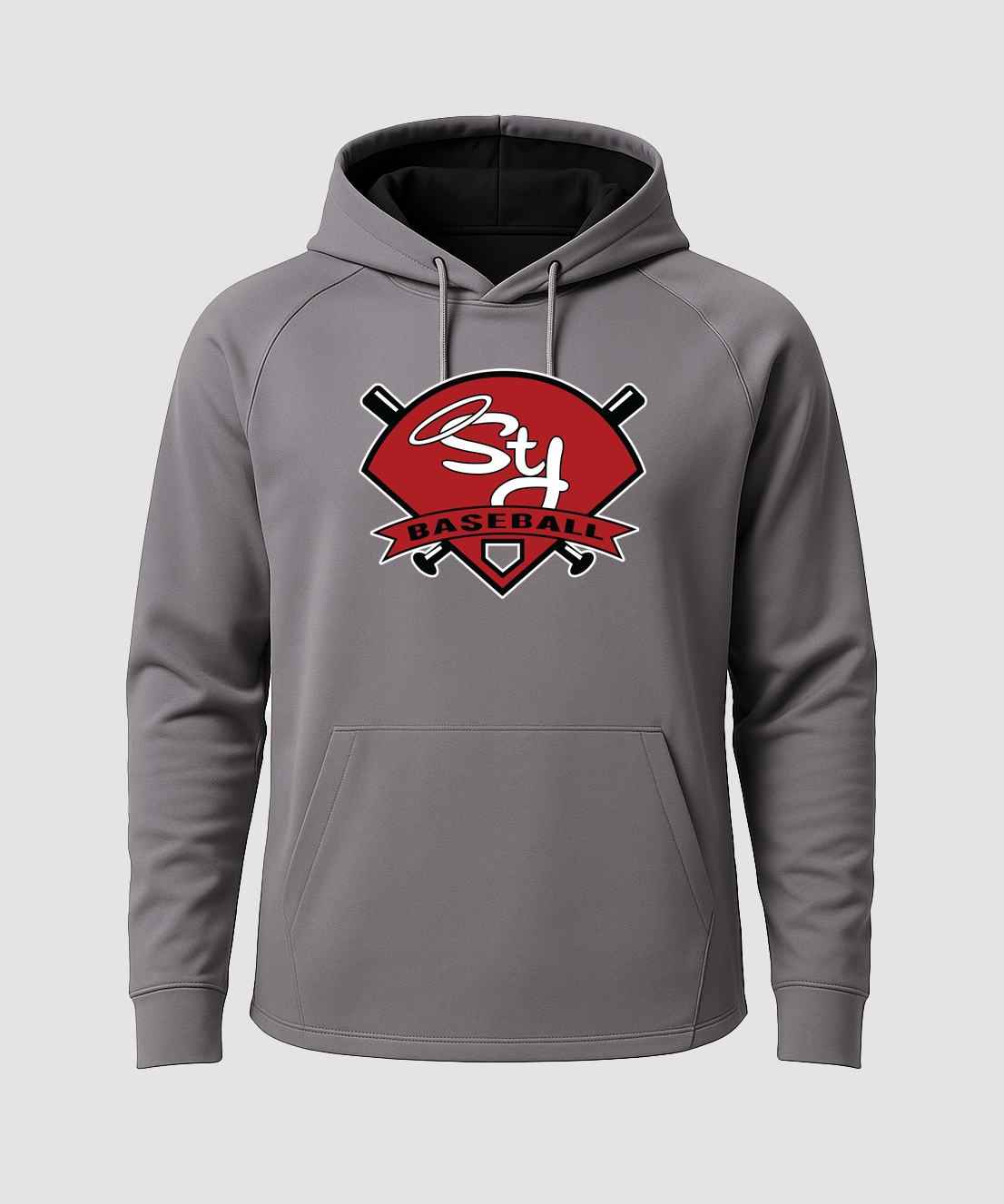 Shirt Hub Test Team Store - Gray Hoodie - Full Front