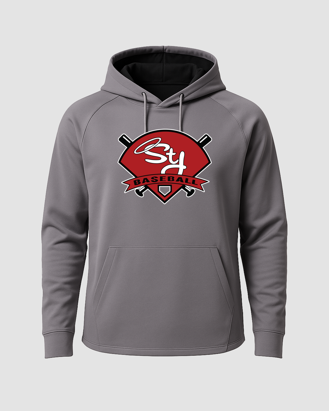 Shirt Hub Test Team Store - Gray Hoodie - Full Front