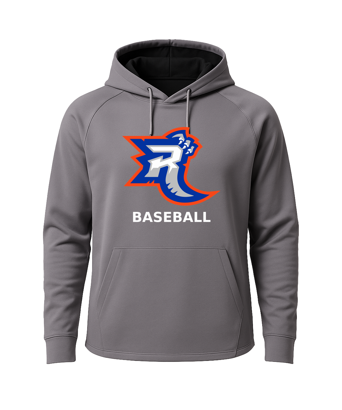 Carlton Wrenshall Baseball - Gray Hoodie - Full Front