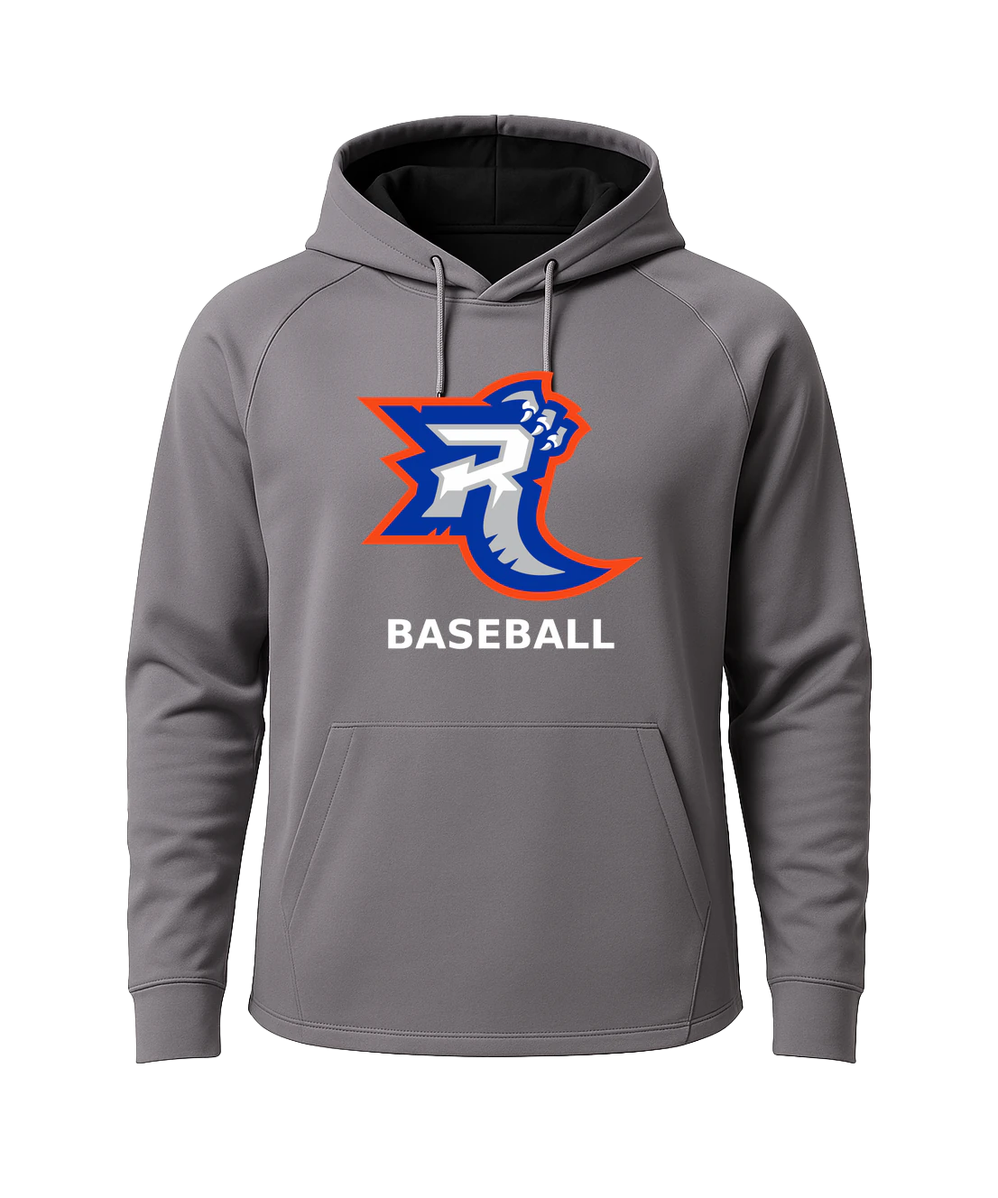 Carlton Wrenshall Baseball - Gray Hoodie - Full Front