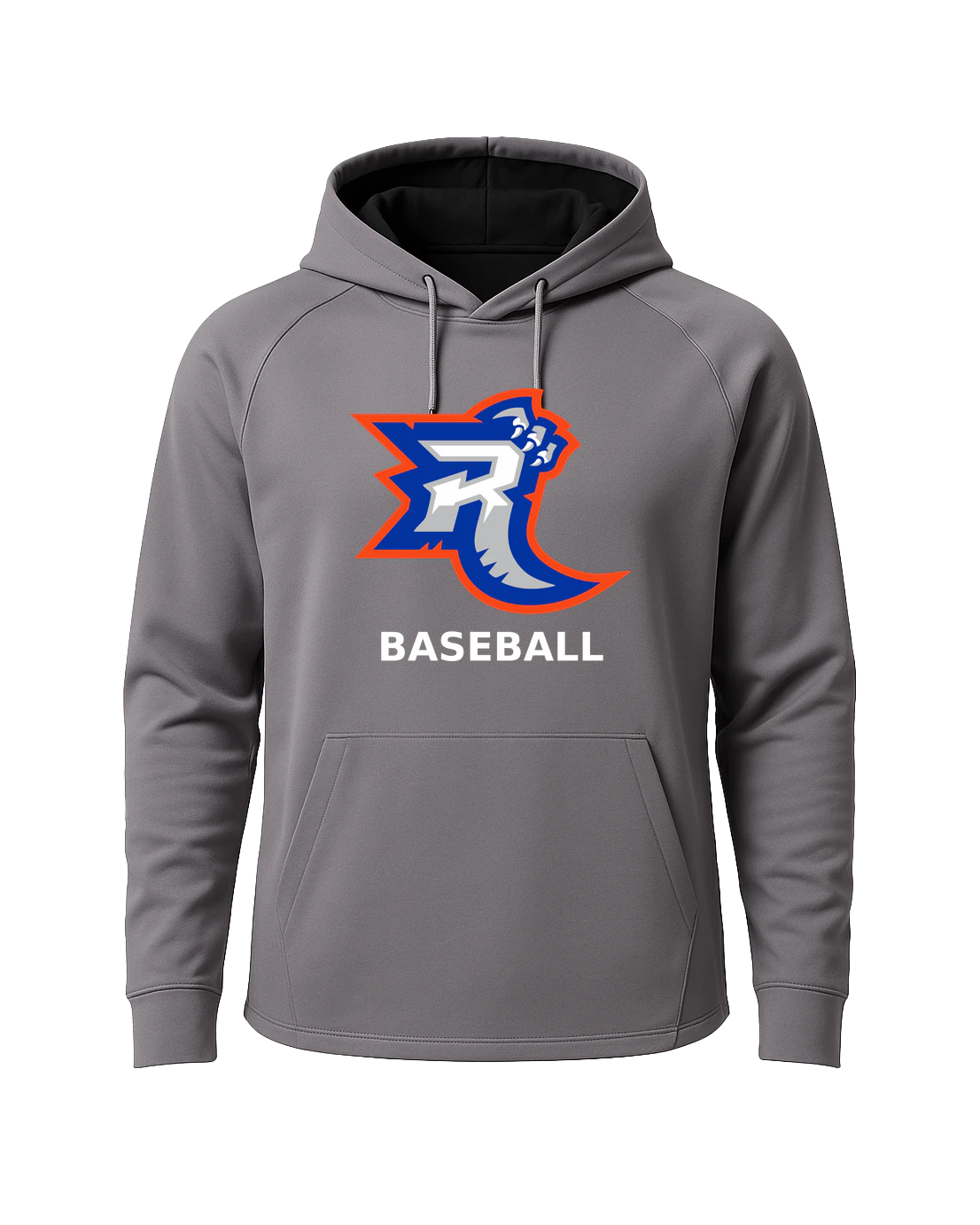 Carlton Wrenshall Baseball - Gray Hoodie - Full Front