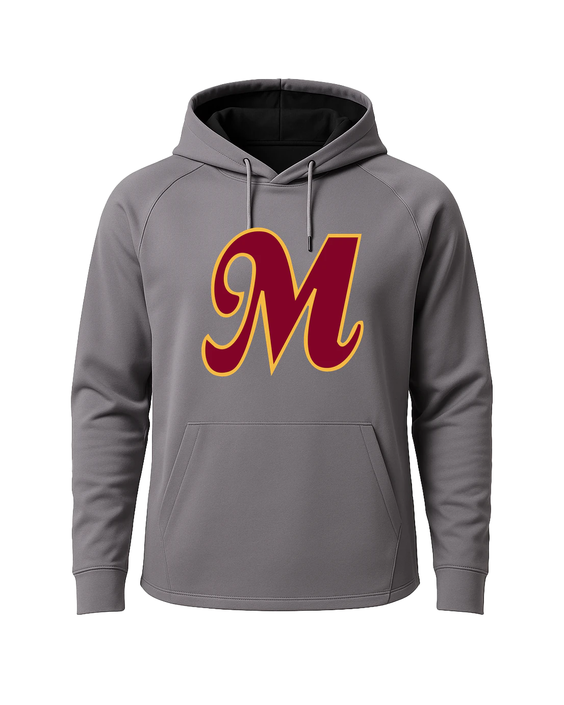 Mankato Area Youth Baseball Association - Gray Hoodie - Full Front