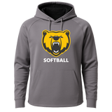 Byron Softball - Gray Hoodie - Full Front