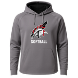 Aitkin Softball - Gray Hoodie - Full Front