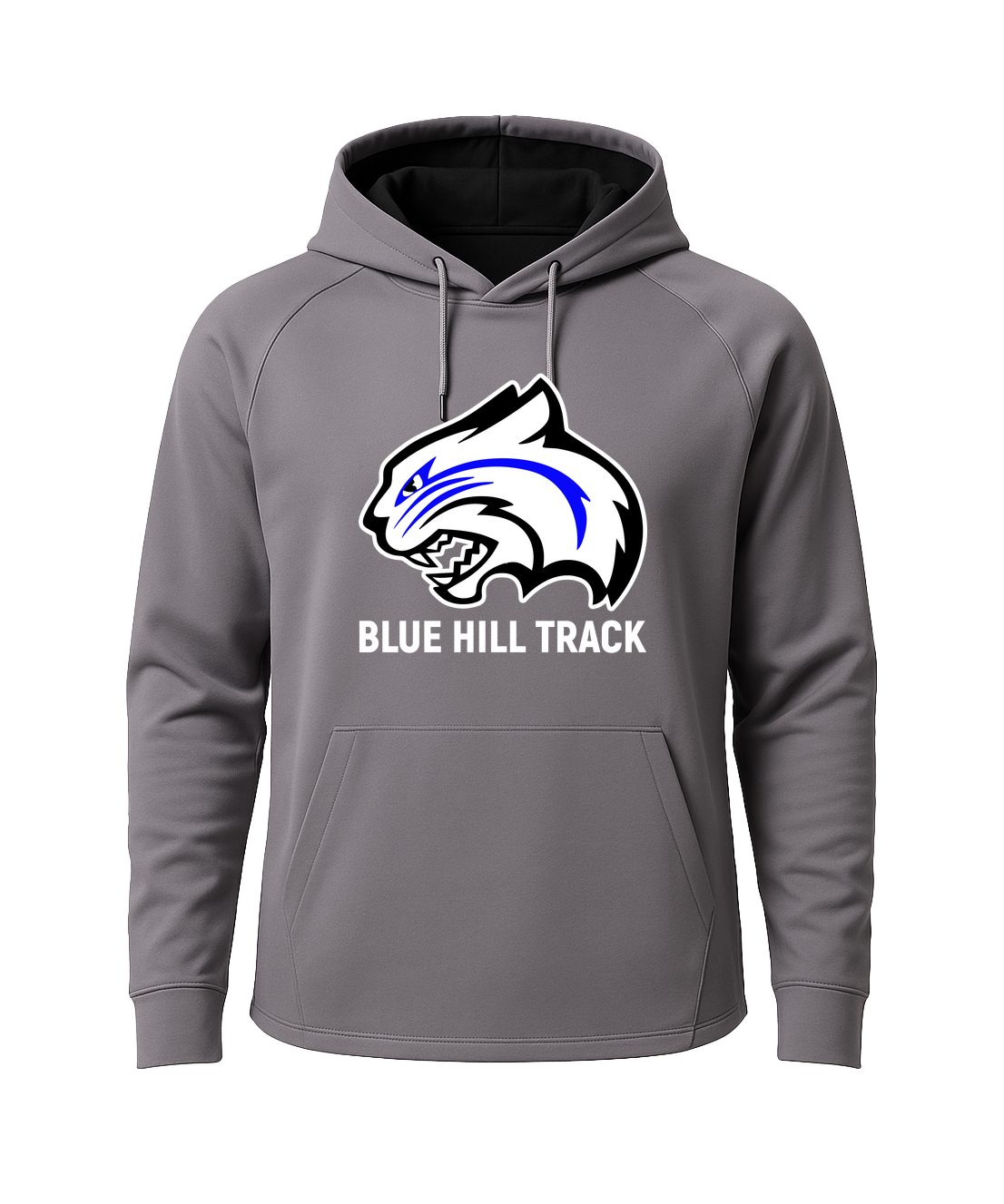 Blue Hill High School - Gray Hoodie - Full Front