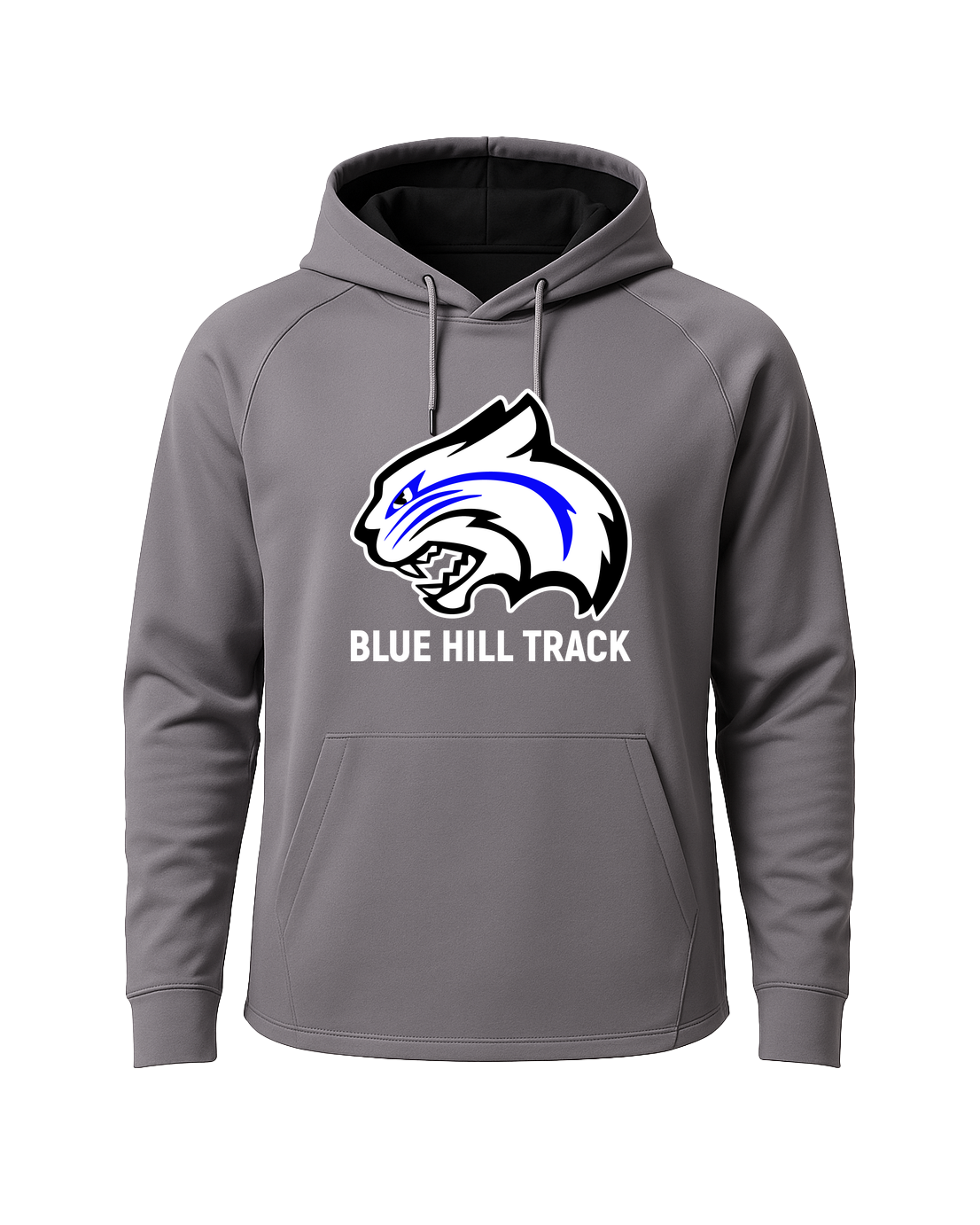 Blue Hill High School - Gray Hoodie - Full Front